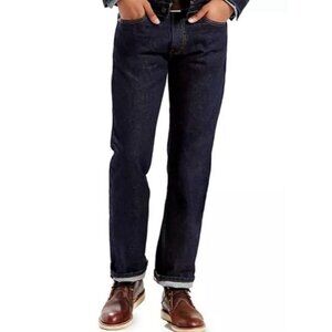 EUC Men's LEVI'S 505™ Regular Fit Straight Leg Dark Wash Jeans | Size 32‎ X 30